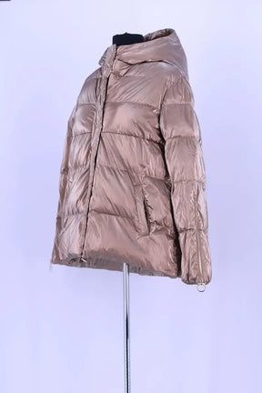Doudoune Pinko Doré en Synthétique