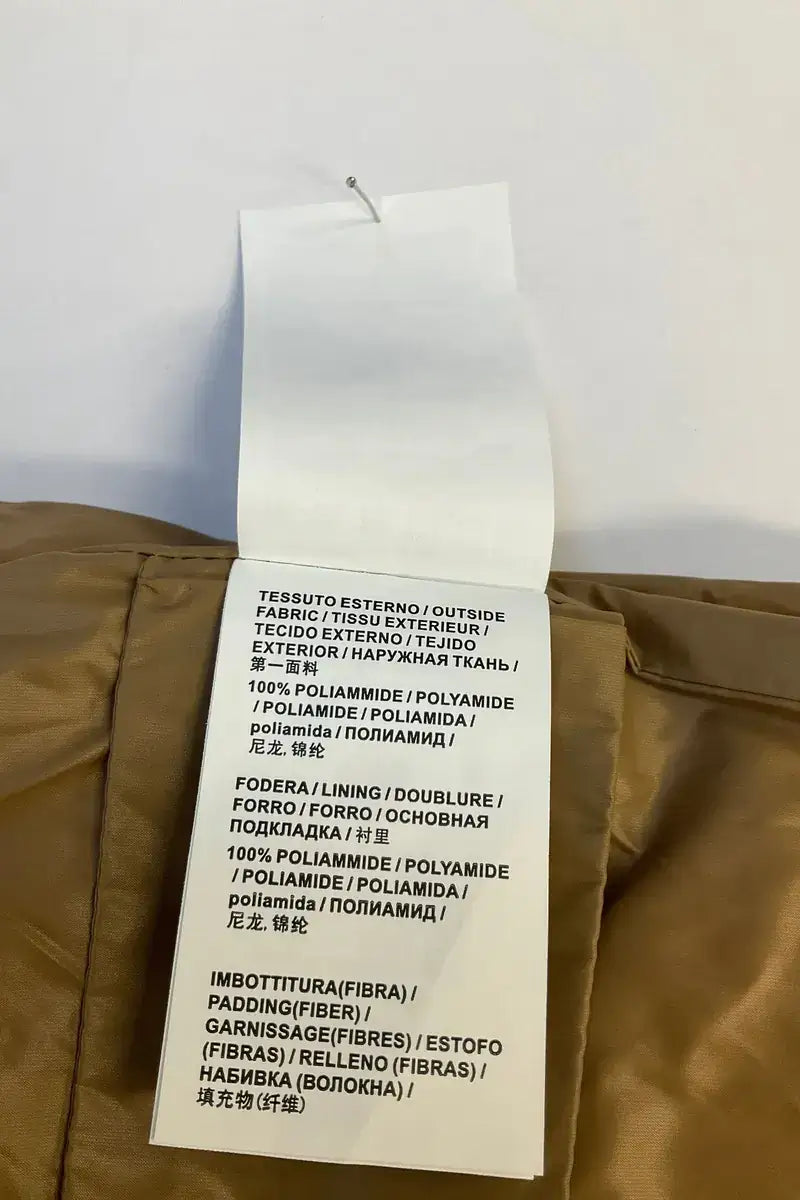 Doudoune Pinko Doré en Synthétique