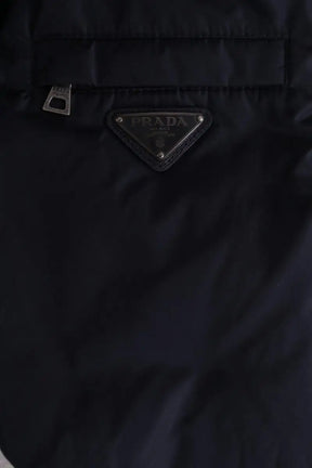 Doudoune Prada Marine en Synthétique