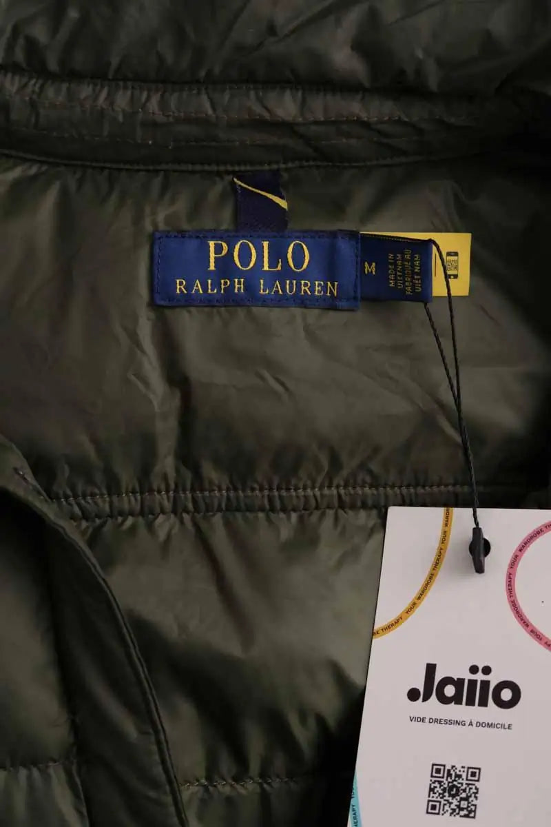 Doudoune Ralph Lauren Kaki en Synthétique