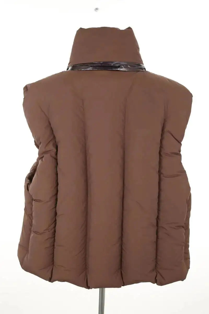 Doudoune sans manches Dingyun Zhang Marron en Polyester