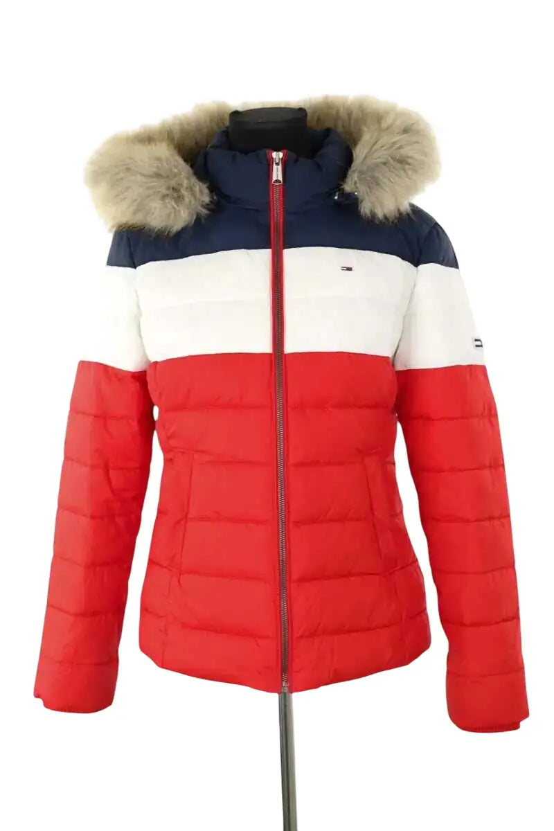 Doudoune Tommy Hilfiger Rouge en Polyester, taille M - Seconde Main