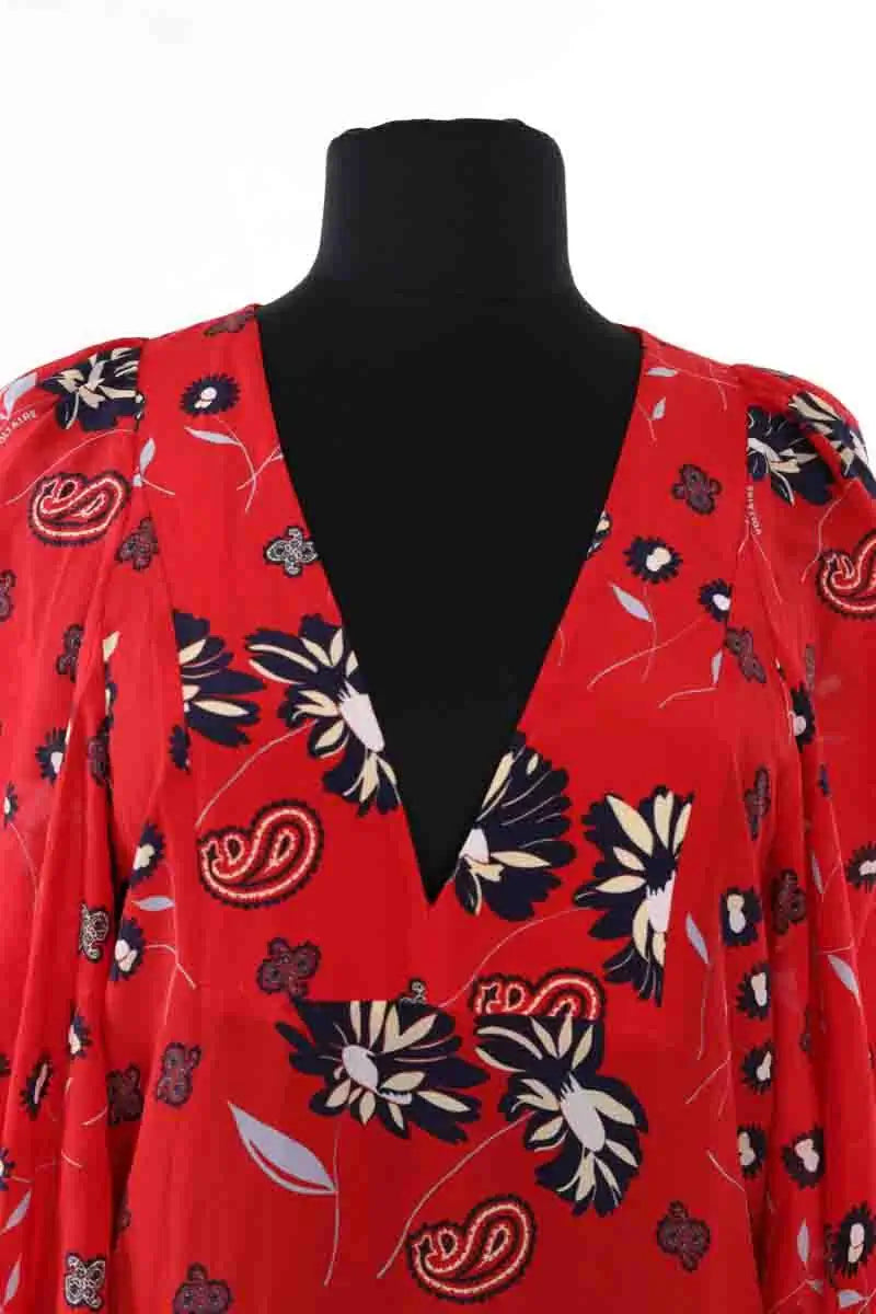 Robe Zadig & Voltaire Rouge en Soie