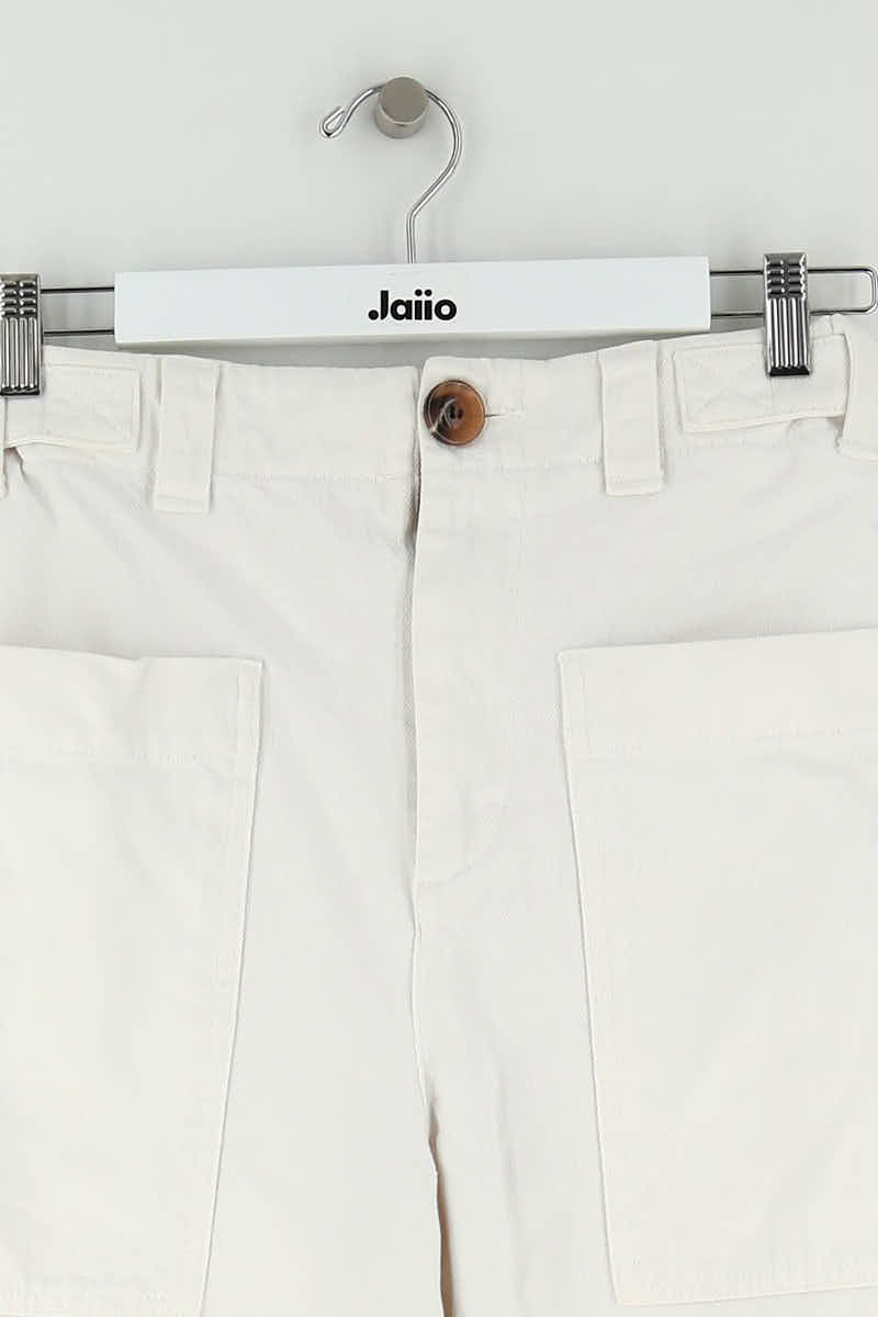 Jean large Soeur  Blanc
