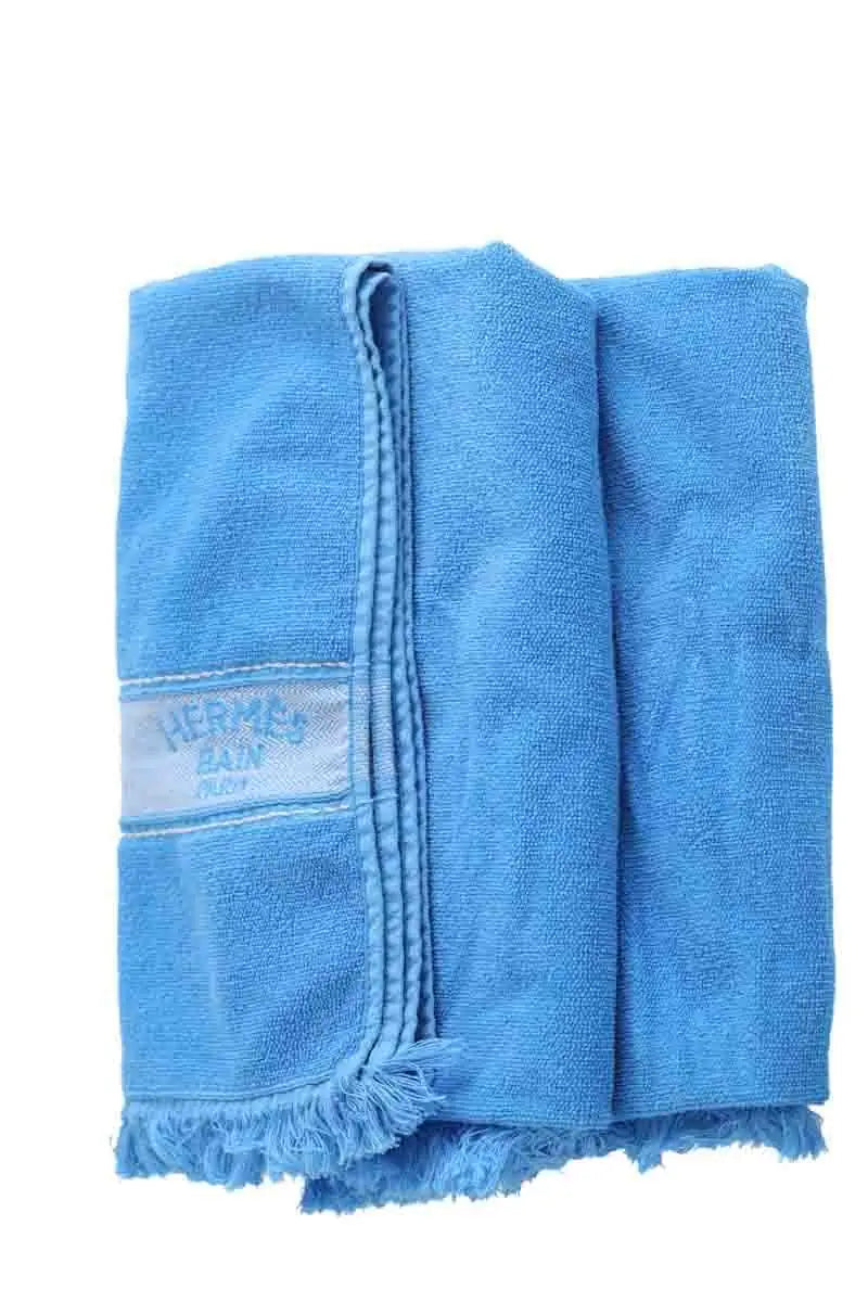Drap de bain Hermès Bleu en 