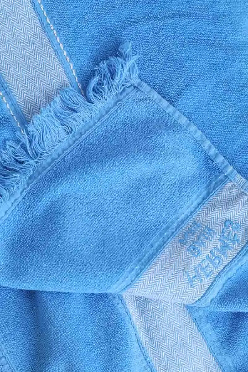Drap de bain Hermès Bleu en 