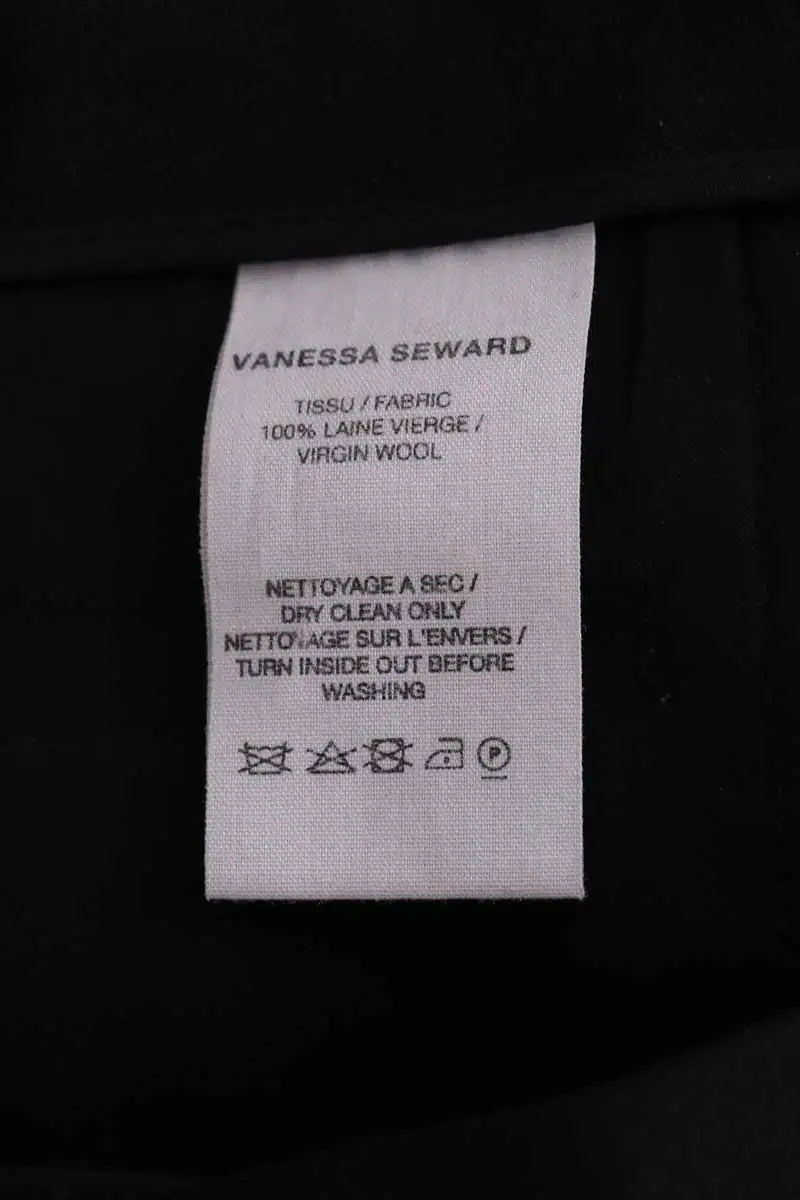 Pantalon Vanessa Seward Noir en Laine