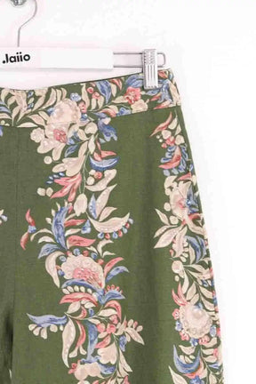 Pantalon Sézane Vert en Lin