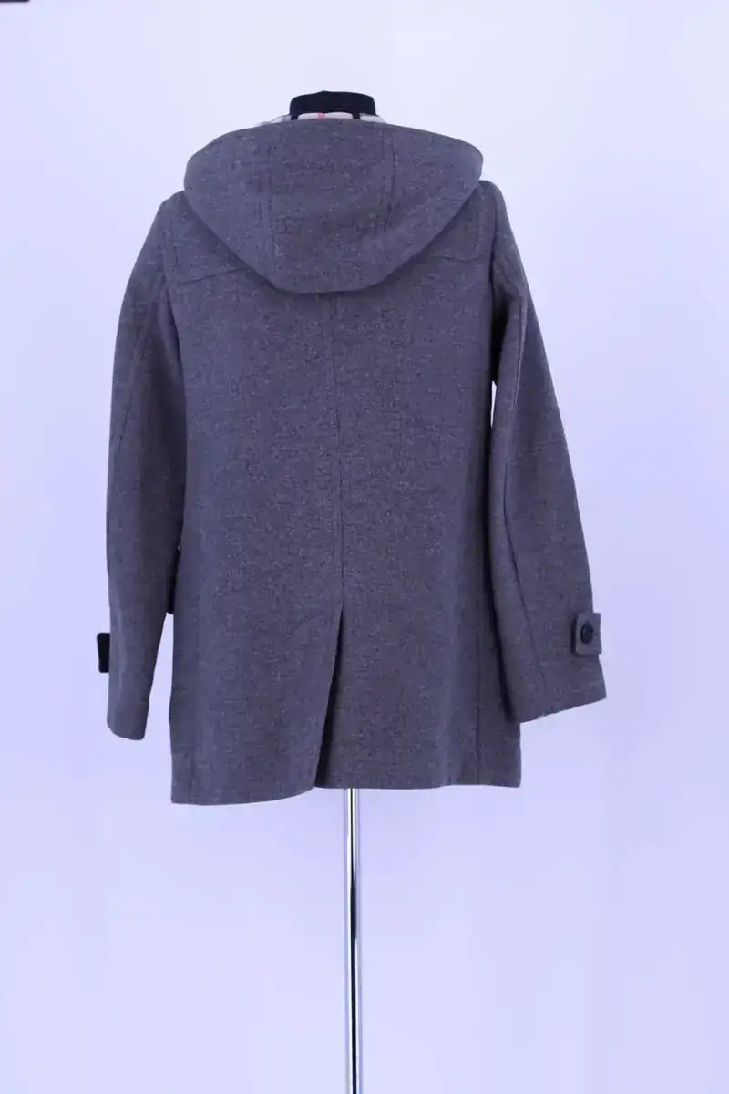 Dufflecoat Burberry Gris en Laine