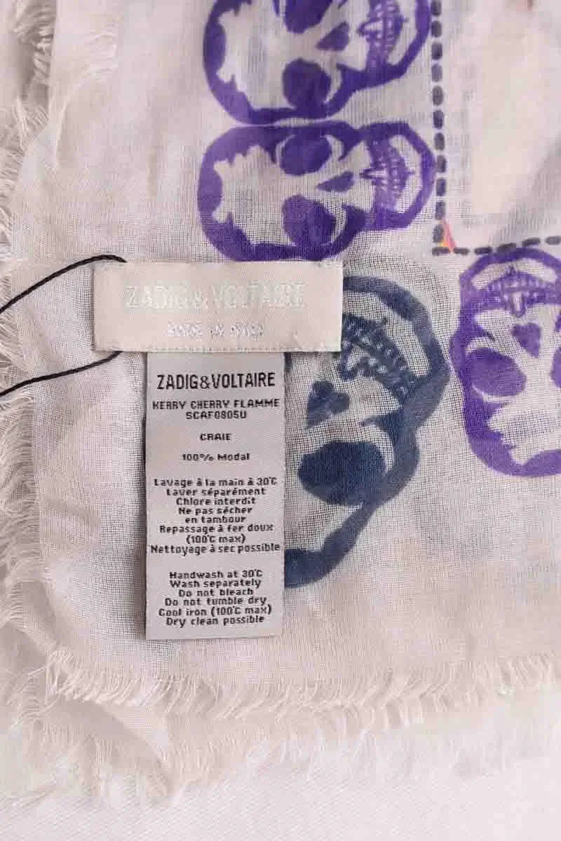 Écharpe Zadig & Voltaire Multicolore en Synthétique