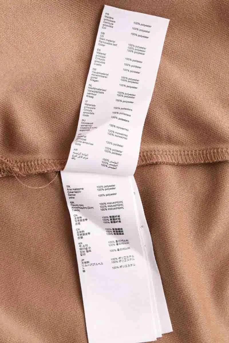 Robe Claudie Pierlot Marron en Synthétique