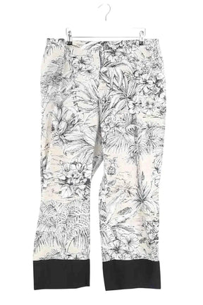 Pantalon Marina Rinaldi Blanc en Coton, taille XXXL - Seconde Main