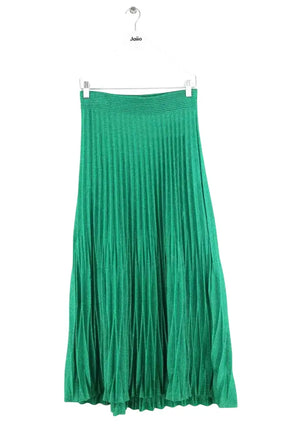 Jupe Maje Vert en Polyester, taille S - Seconde Main