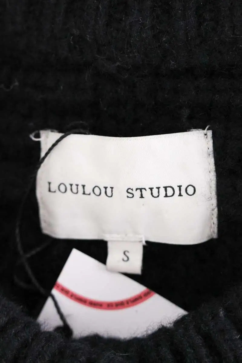 Cardigan Loulou Studio Noir en Cachemire