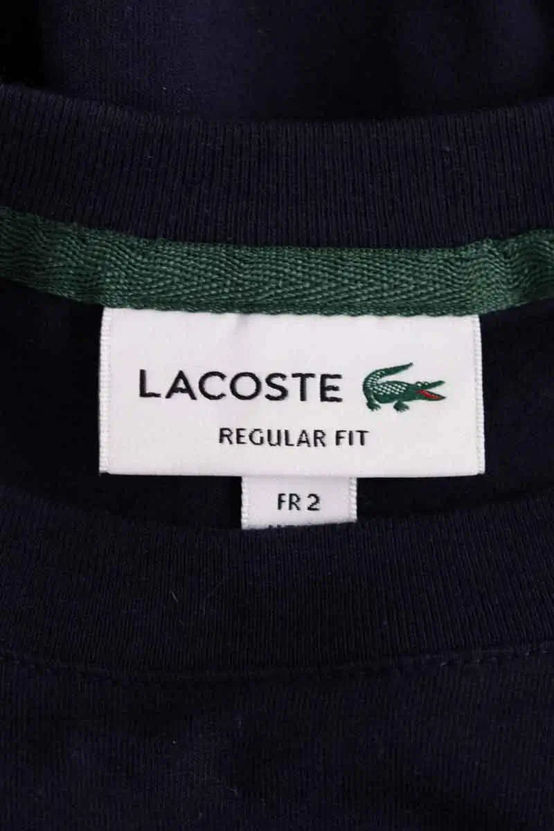 T-shirt Lacoste Marine en Coton