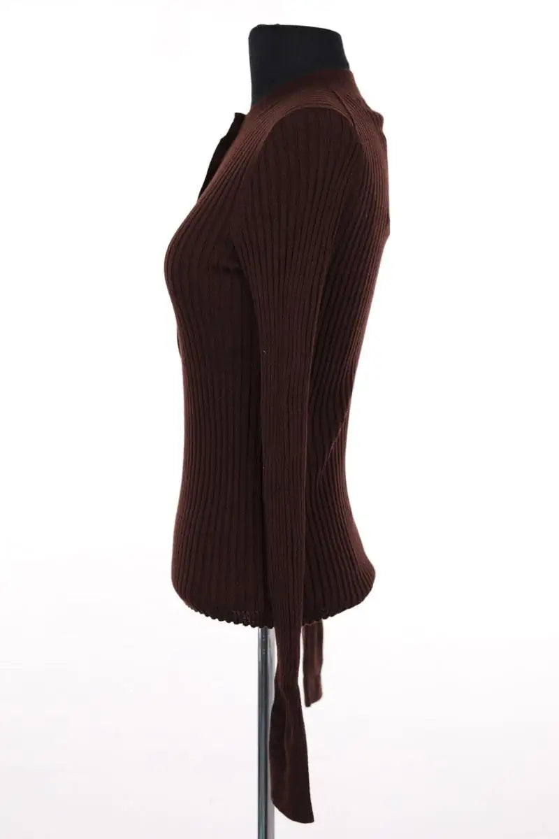 Pull Soeur Marron en Laine