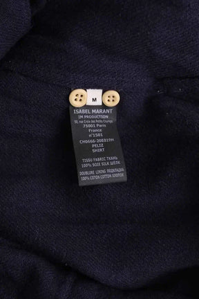 Chemise Isabel Marant Marine en Soie