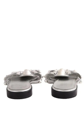 Sandales Balenciaga Argent en Cuir
