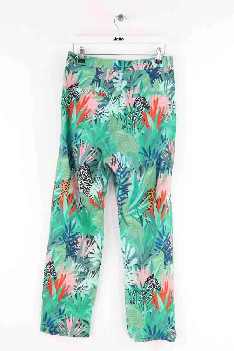 Pantalon Des Petits Hauts Vert en Coton