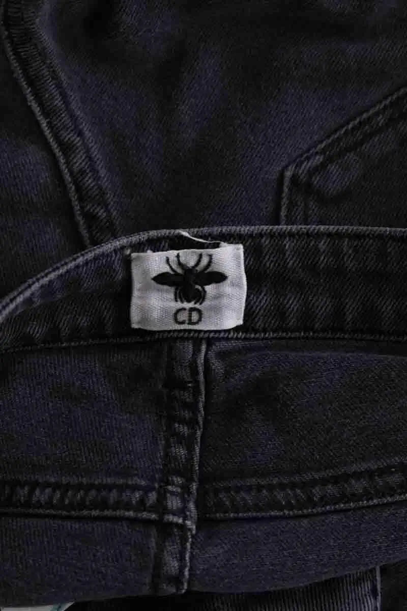 Jean slim Dior Gris en Coton