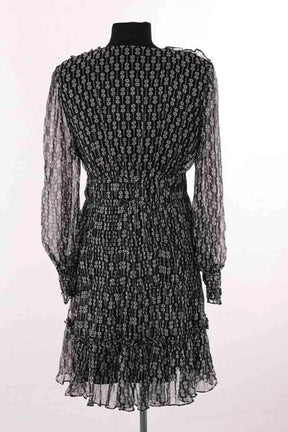Robe Sandro Noir en Synthétique