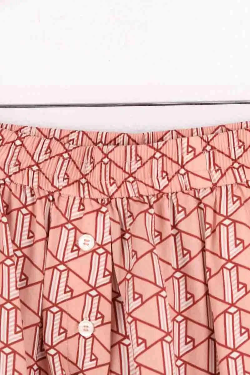 Short Lacoste Rouge en Viscose