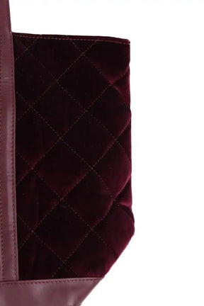 Cabas Vanessa Bruno Bordeaux en Tissu
