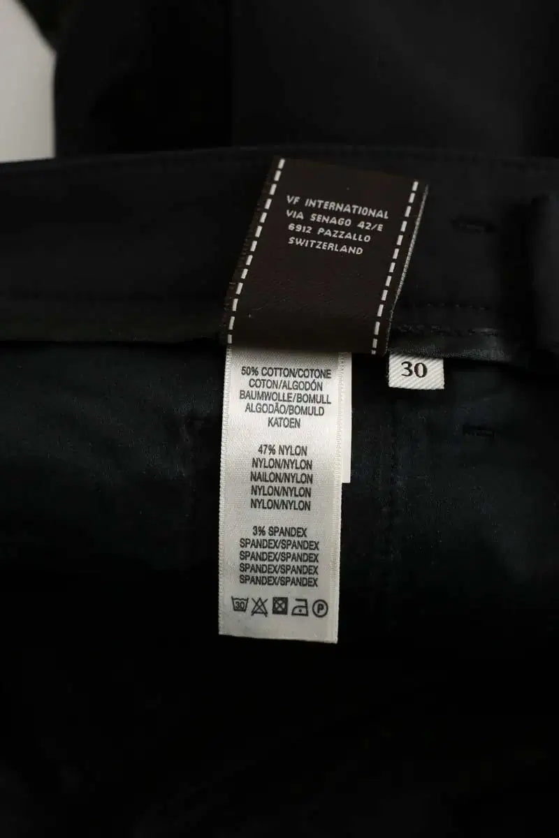 Pantalon droit 7 For All Mankind  Noir