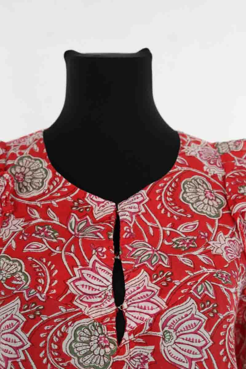 Mi-longueur Antik Batik  Rouge