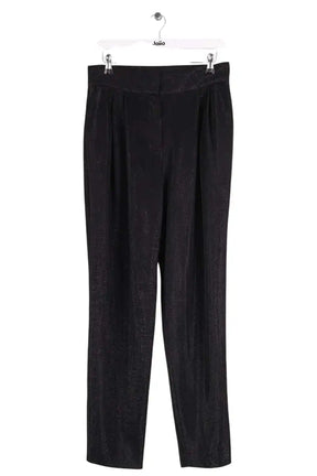 Pantalon droit Iro Noir en Synthétique, taille L - Seconde Main