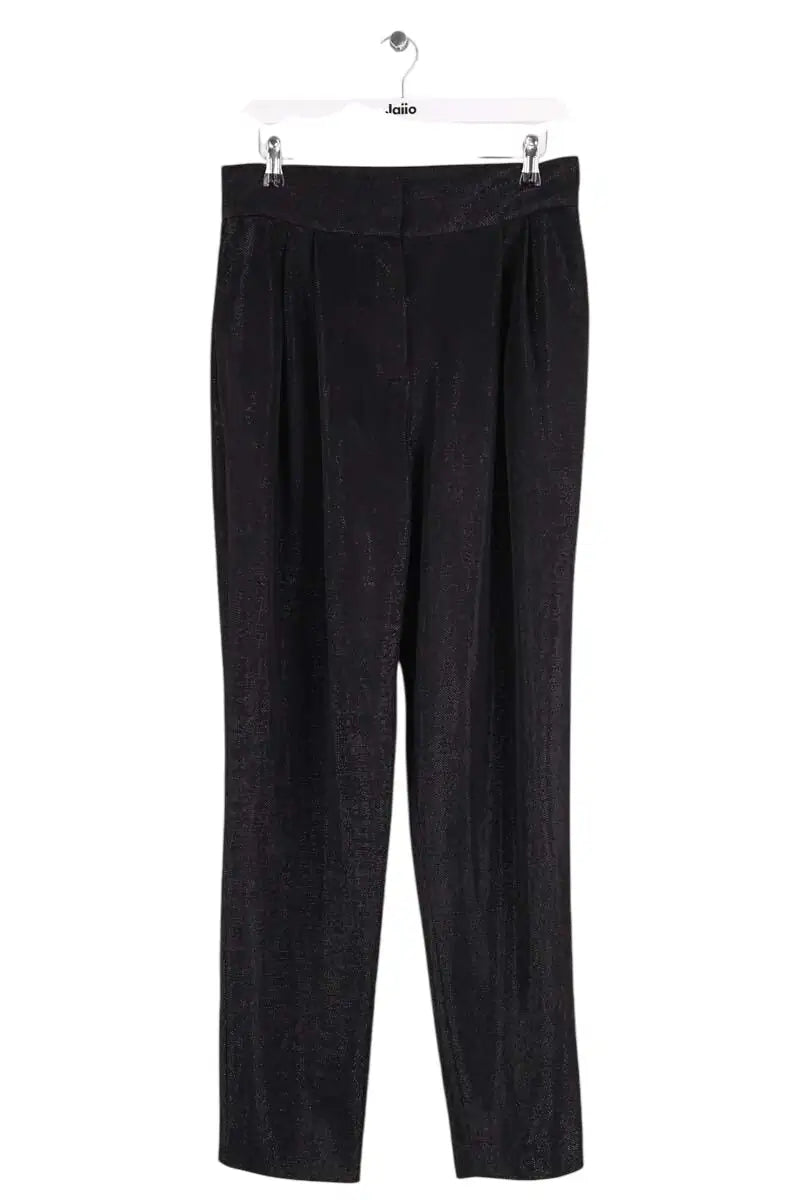 Pantalon droit Iro Noir en Synthétique, taille L - Seconde Main