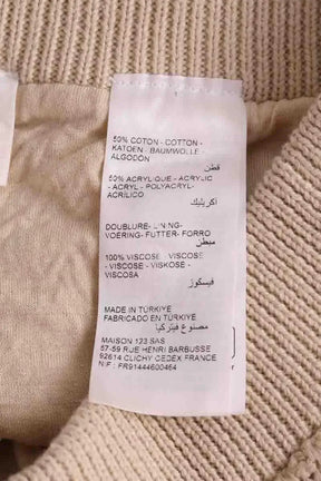 Mini short Maison 123 Ecru en Coton