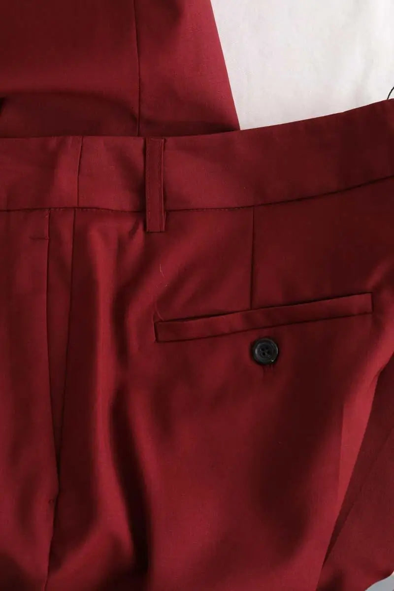 Chino Paul & Joe Bordeaux en Laine