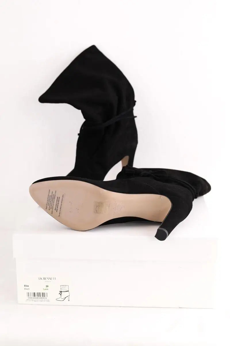Boots LK Bennett Eliza Noir en Daim