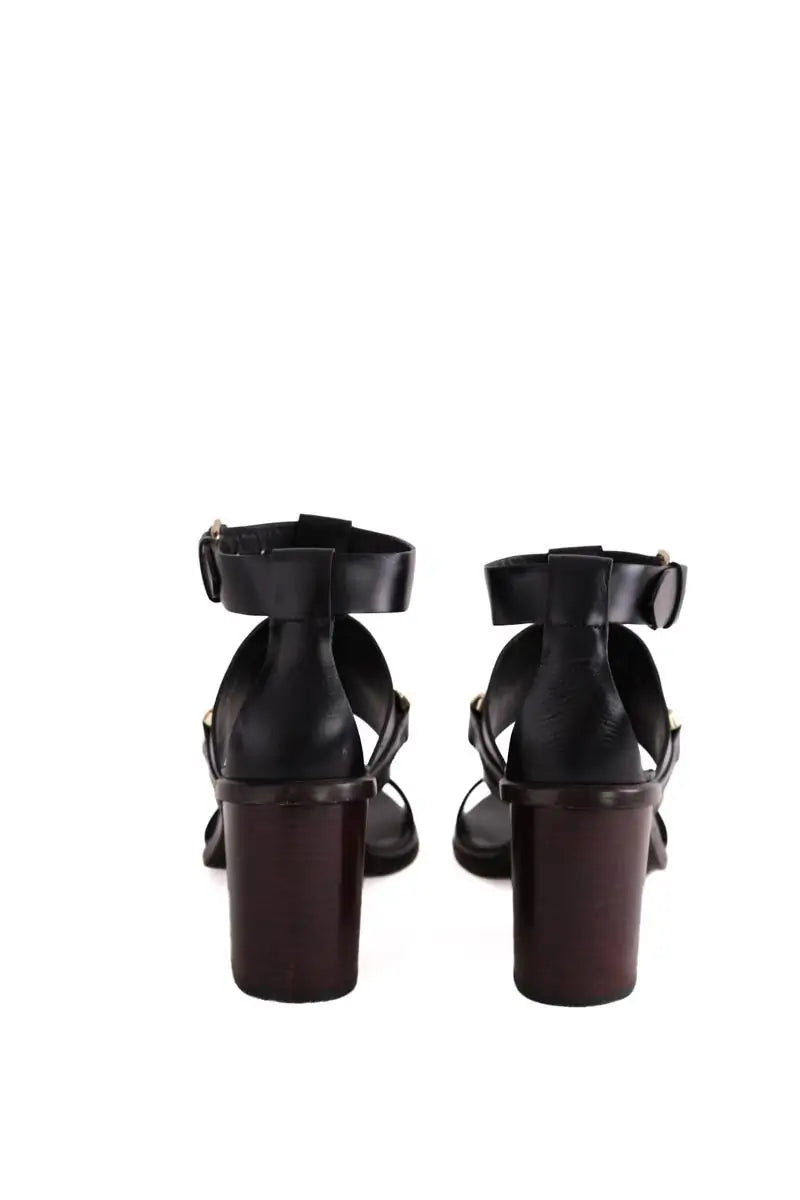 Talons Balenciaga Noir en Cuir