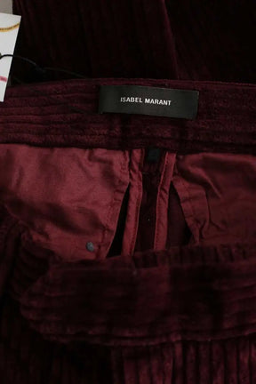 Pantalon droit Isabel Marant  Bordeaux