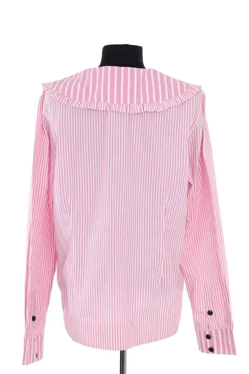 Chemise Ganni Rose en Coton