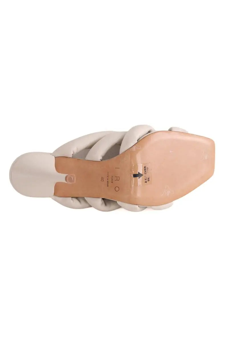 Talons Iro Ecru en Cuir
