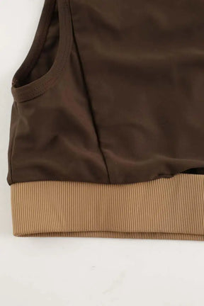 Brassière Luz Élise Marron en Polyamide