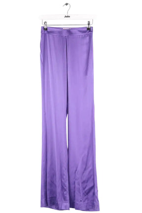 Pantalon droit DMN Violet en Soie, taille XS - Seconde Main