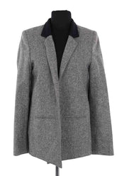 Blazer Valentine Gauthier Noir en Laine, taille S - Seconde Main