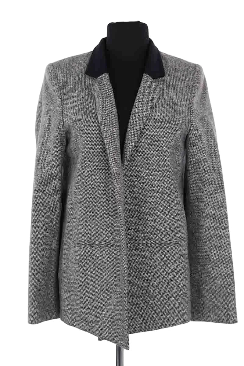 Blazer Valentine Gauthier Noir en Laine, taille S - Seconde Main