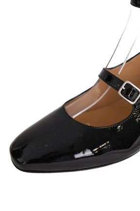 Talons APC Noir en Cuir verni