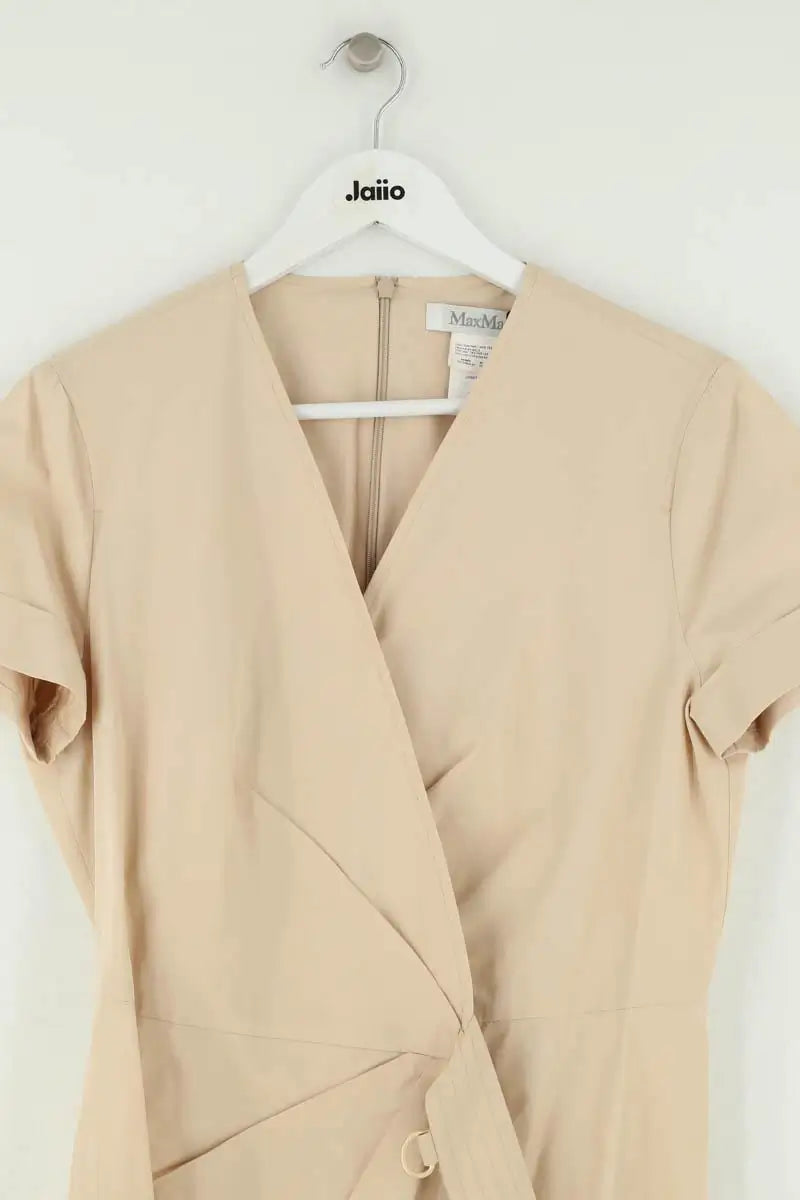 Robe Max Mara Beige en Coton