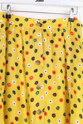 Jupe American Vintage Jaune en Viscose