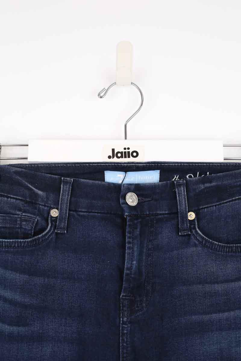 Slim 7 For All Mankind  Bleu