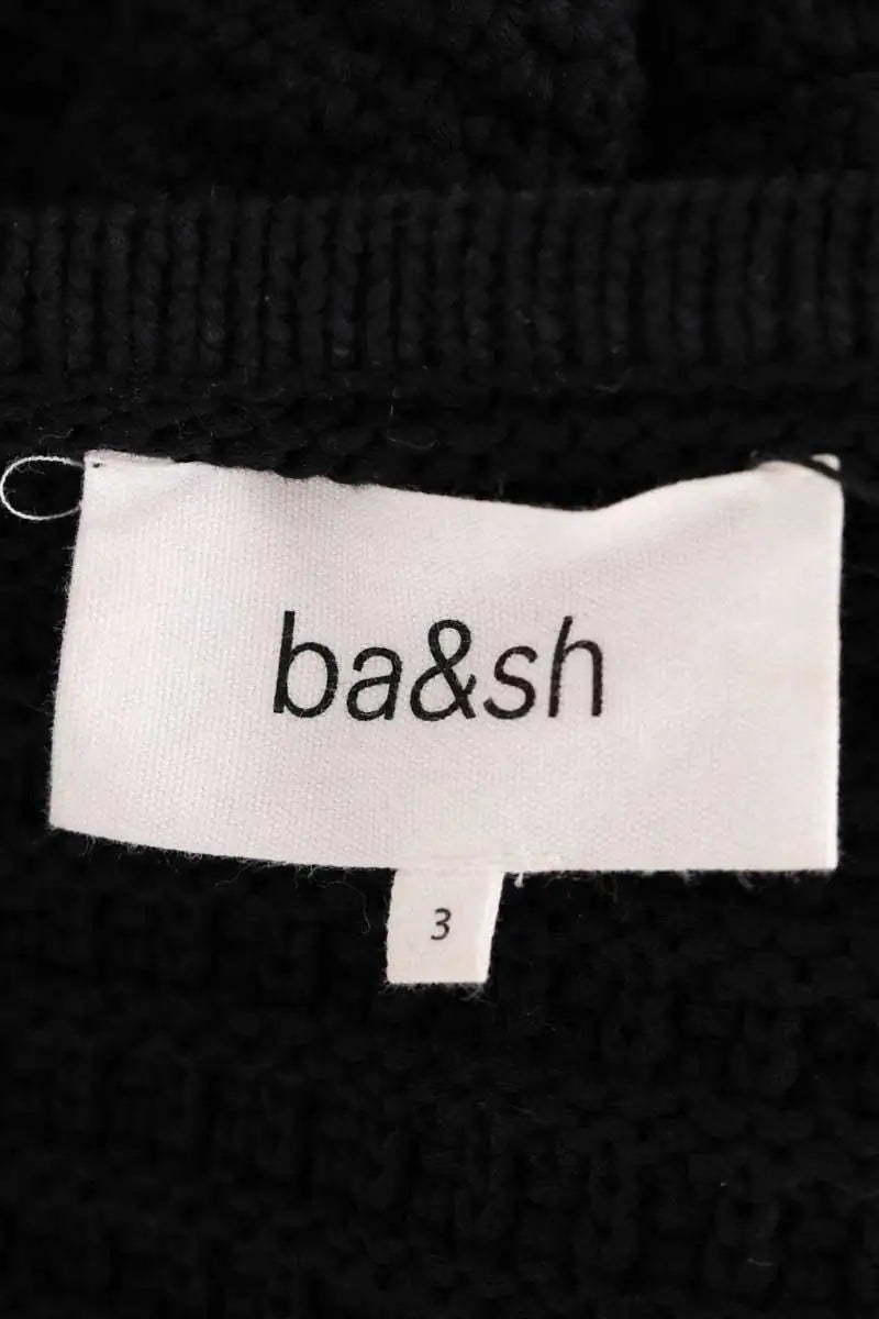 Gilet Ba&Sh Noir en Coton