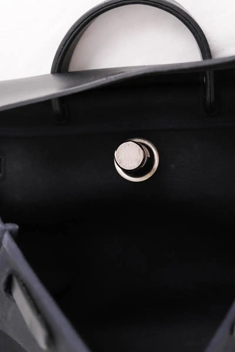 Sac à main Hermès Herbag Noir en Cuir