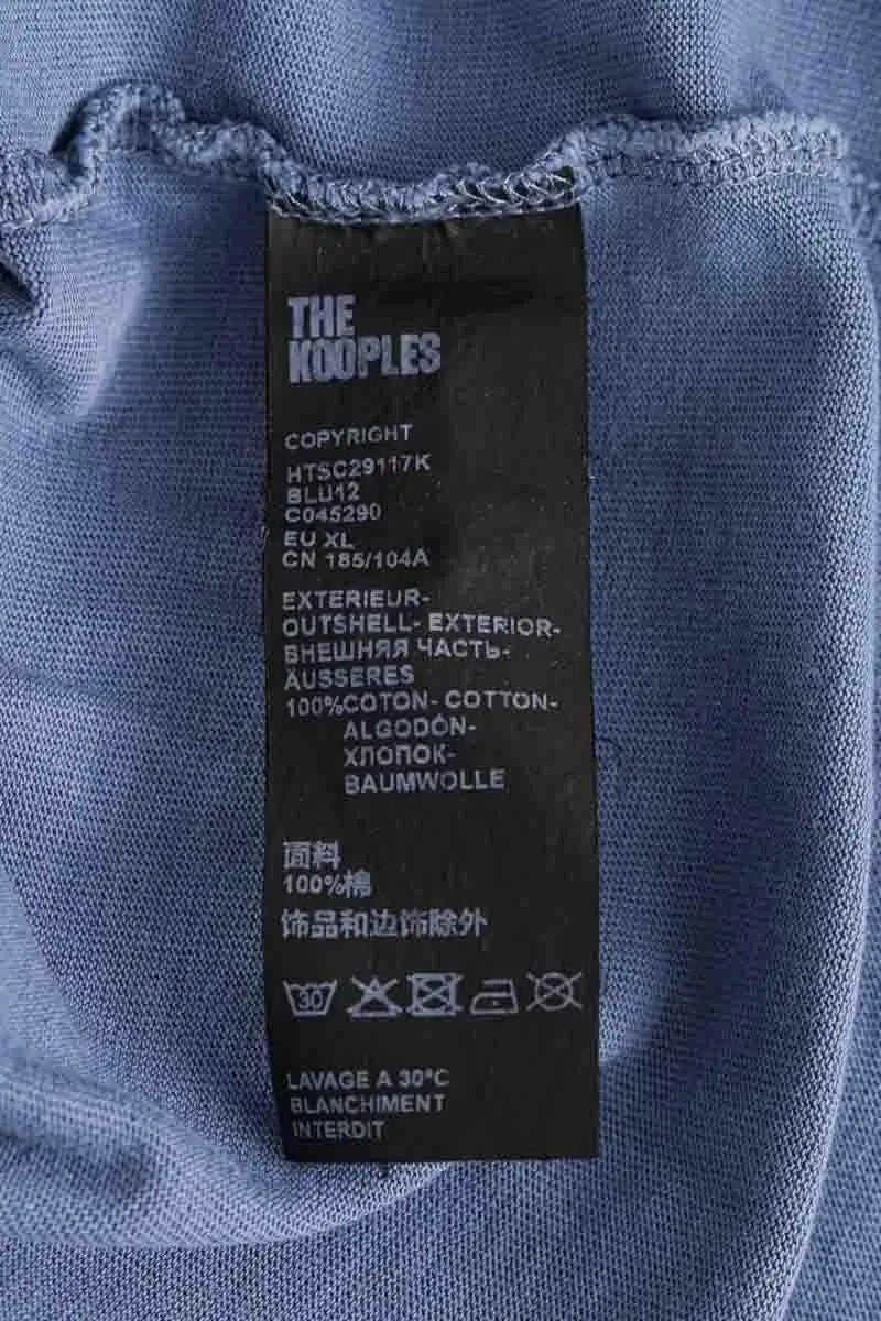 T-shirt The Kooples Bleu en Coton