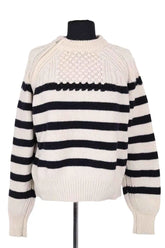 Pull Ba&Sh Beige en Laine, taille S - Seconde Main